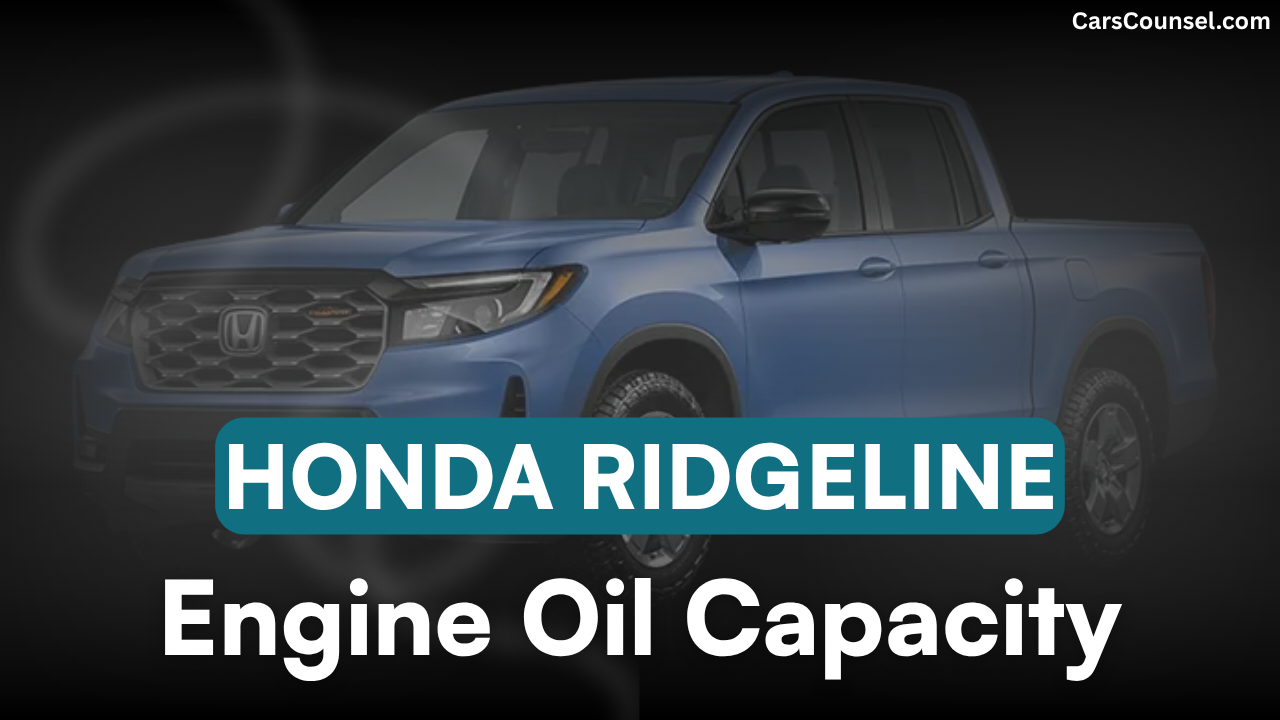 Honda Ridgeline Oil Capacity