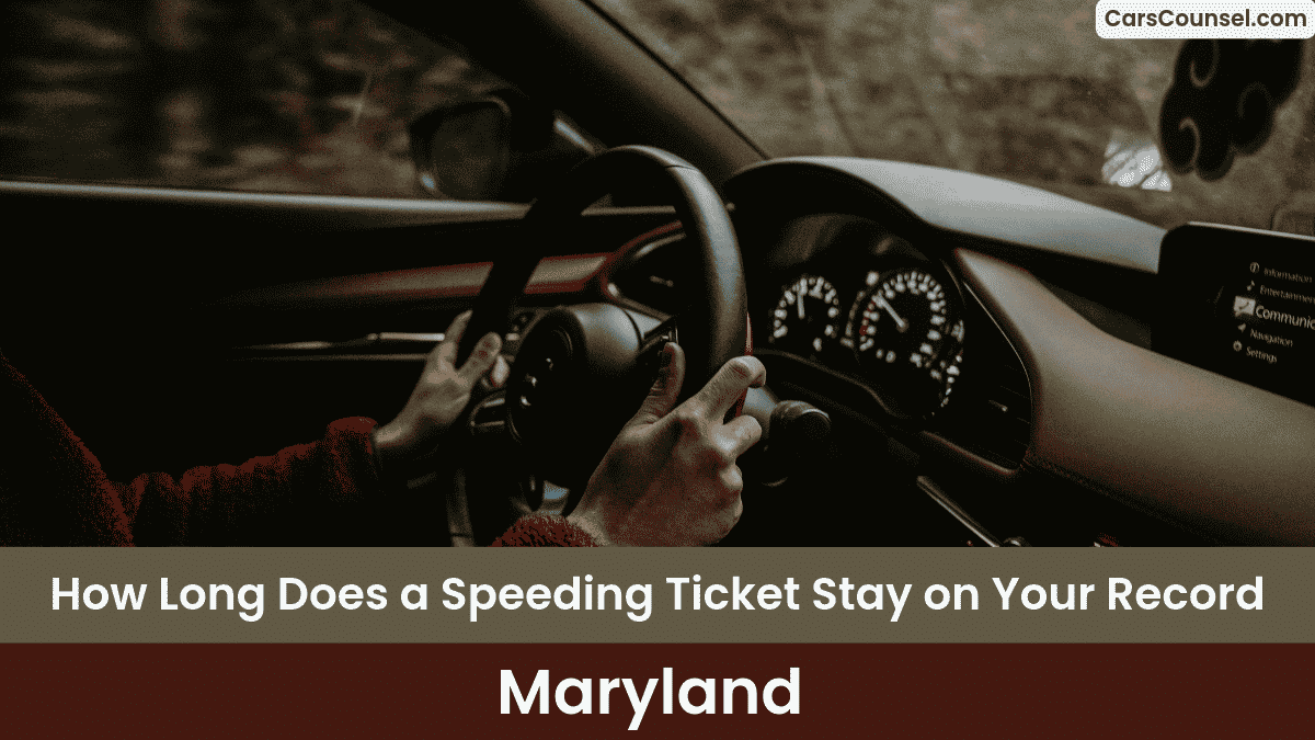 How Long Do Tickets Stay On Your Maryland Driving Record
