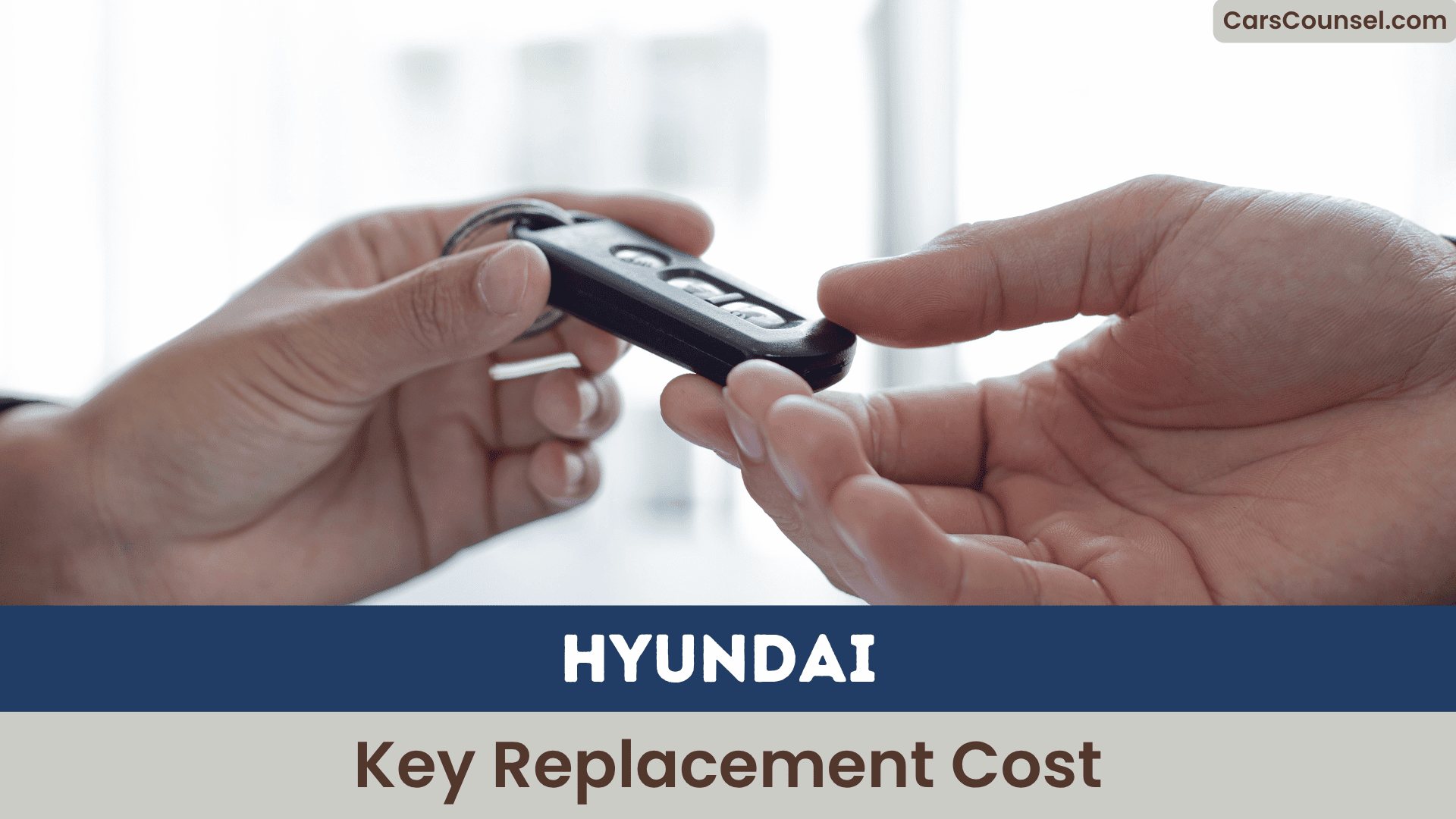 Hyundai Key Replacement Cost