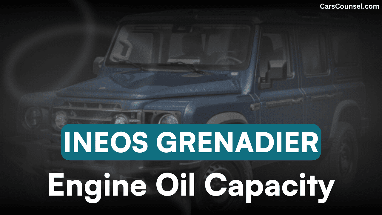 INEOS Grenadier Car Engine Oil Capacity