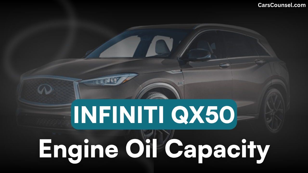 INFINITI QX50 Oil Capacity