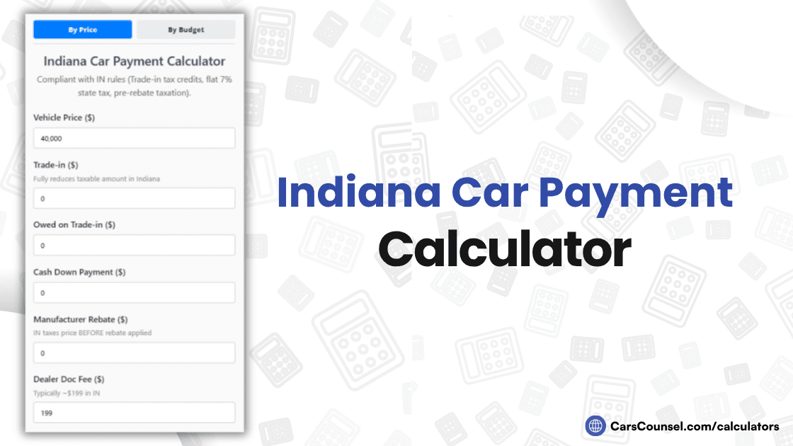 Indiana Car Payment Calculator