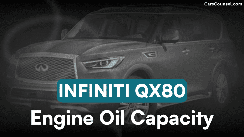 Infiniti QX80 Car Engine Oil Capacity
