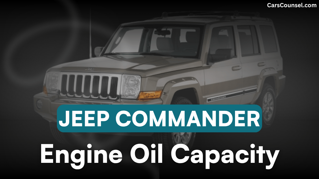 Jeep Commander Oil Capacity