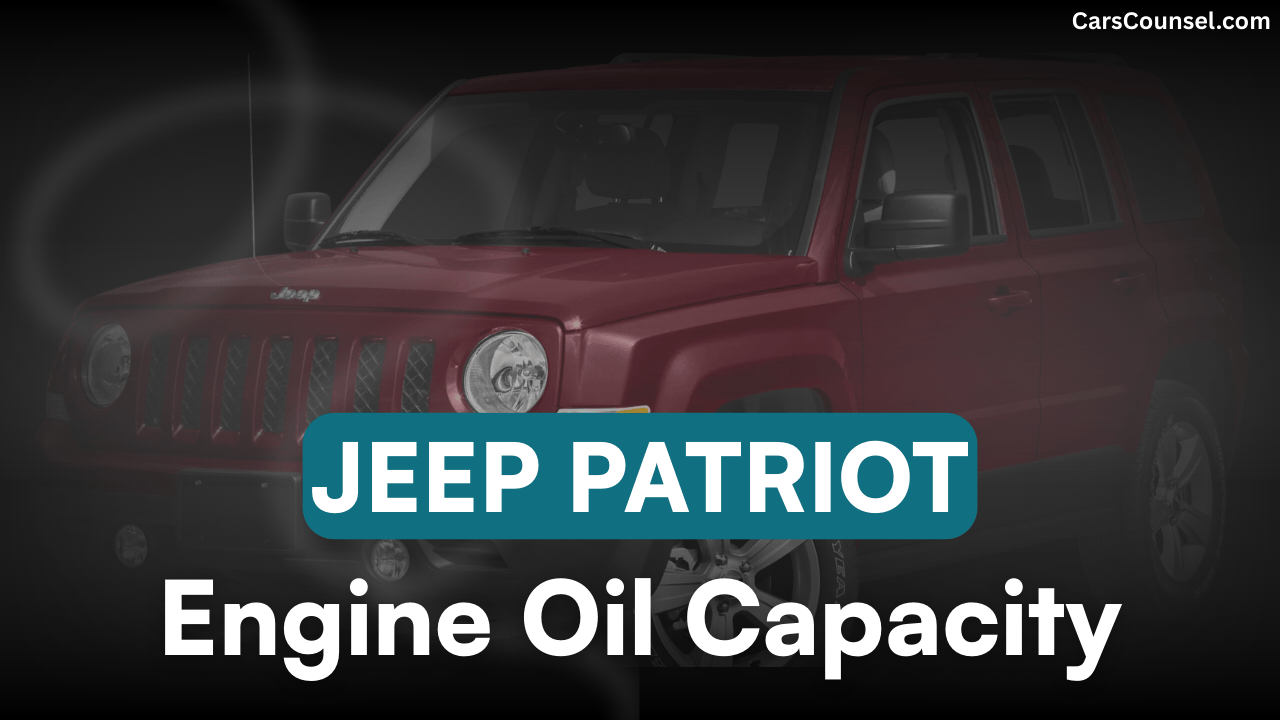 Jeep Patriot Oil Capacity