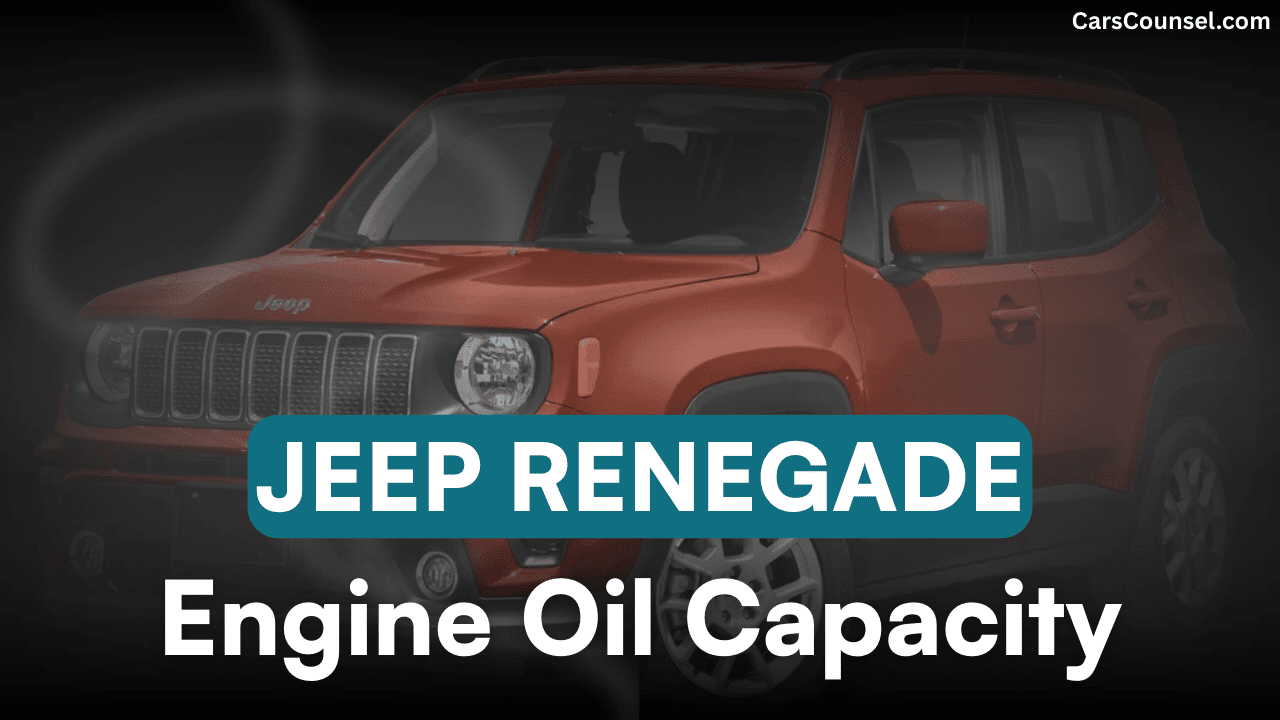 Jeep Renegade Car Engine Oil Capacity