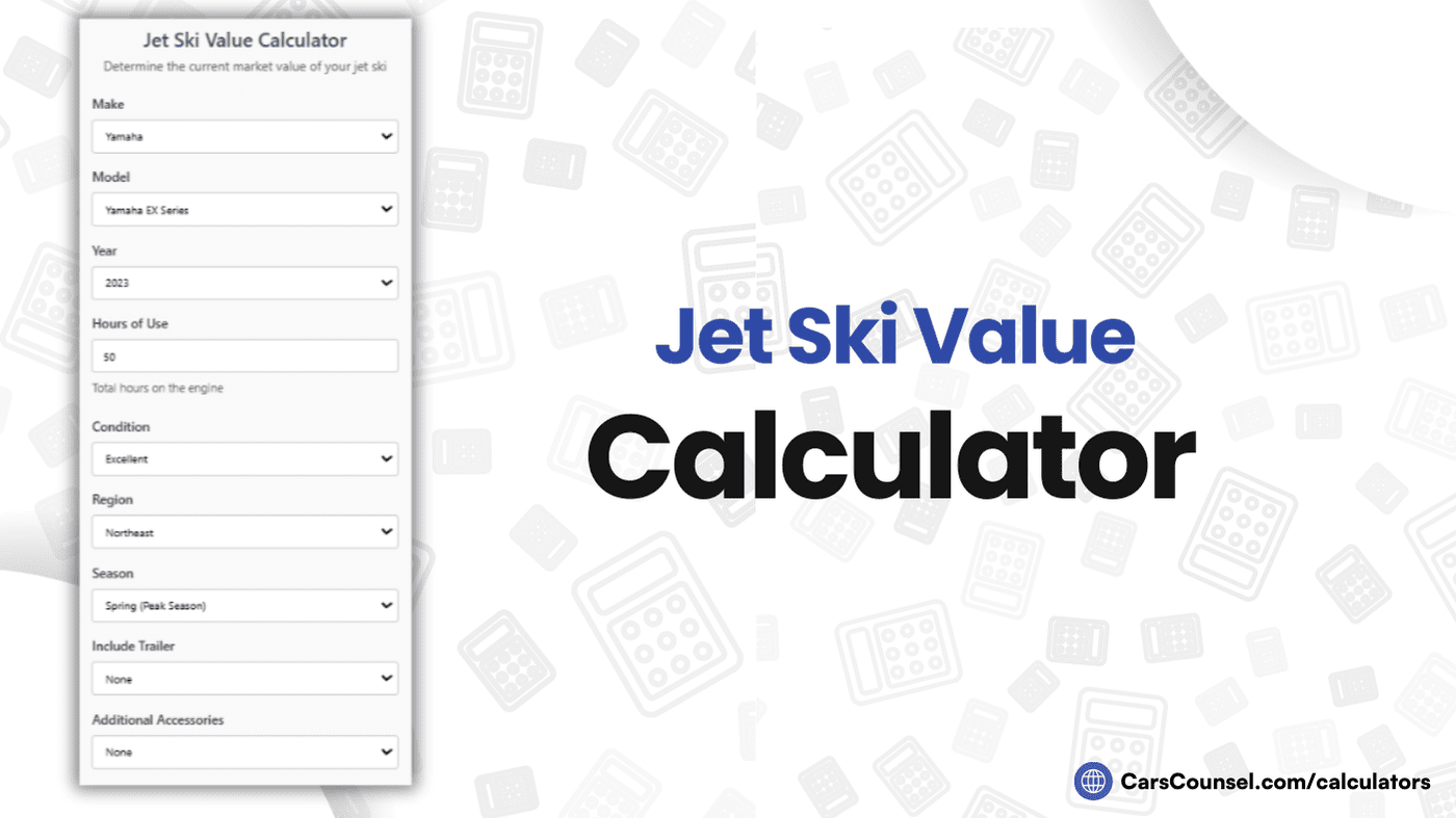 Jet Ski Value Calculator