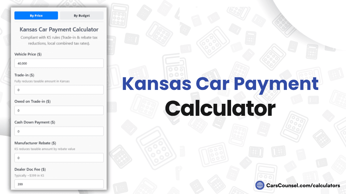 Kansas Car Payment Calculator