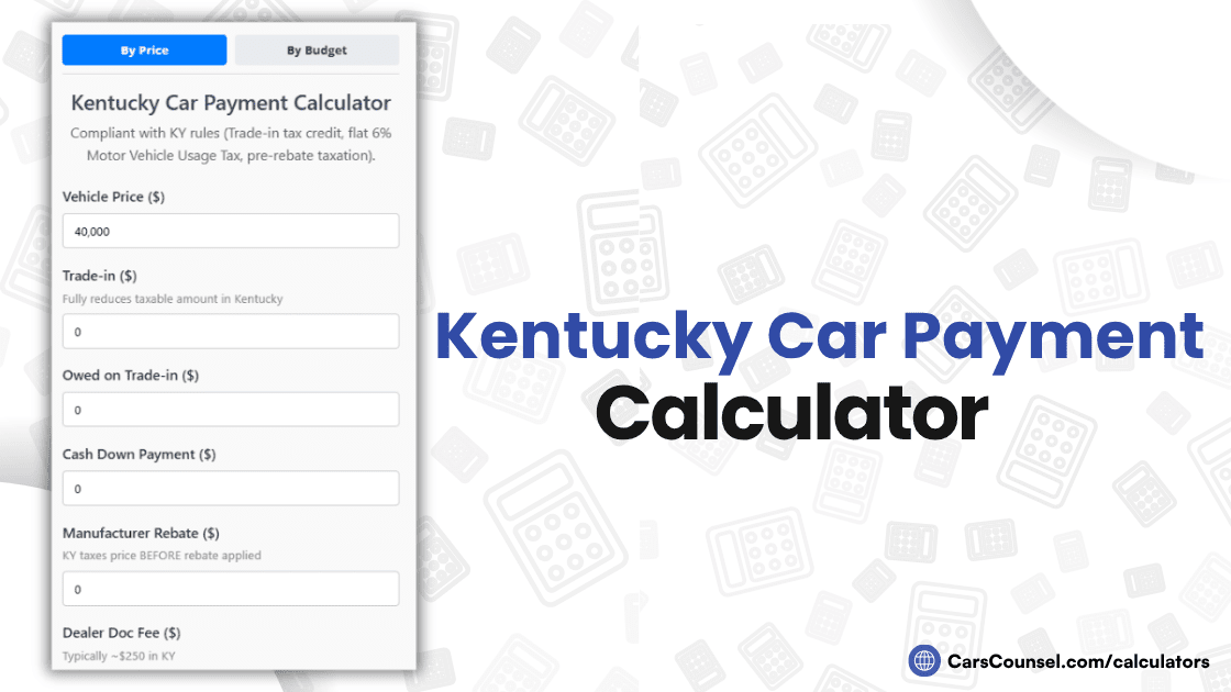Kentucky Car Payment Calculator