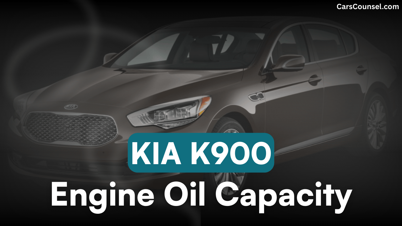 Kia K900 Cross Oil Capacity