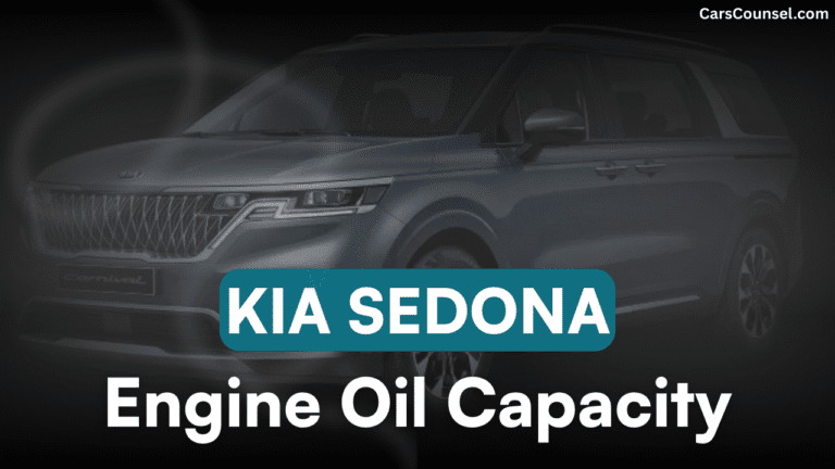 2015 Kia Sedona Oil Type