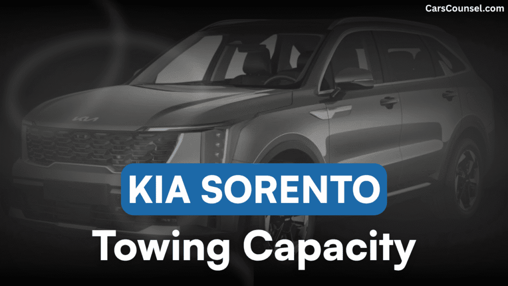 Kia Sorento Towing Capacity