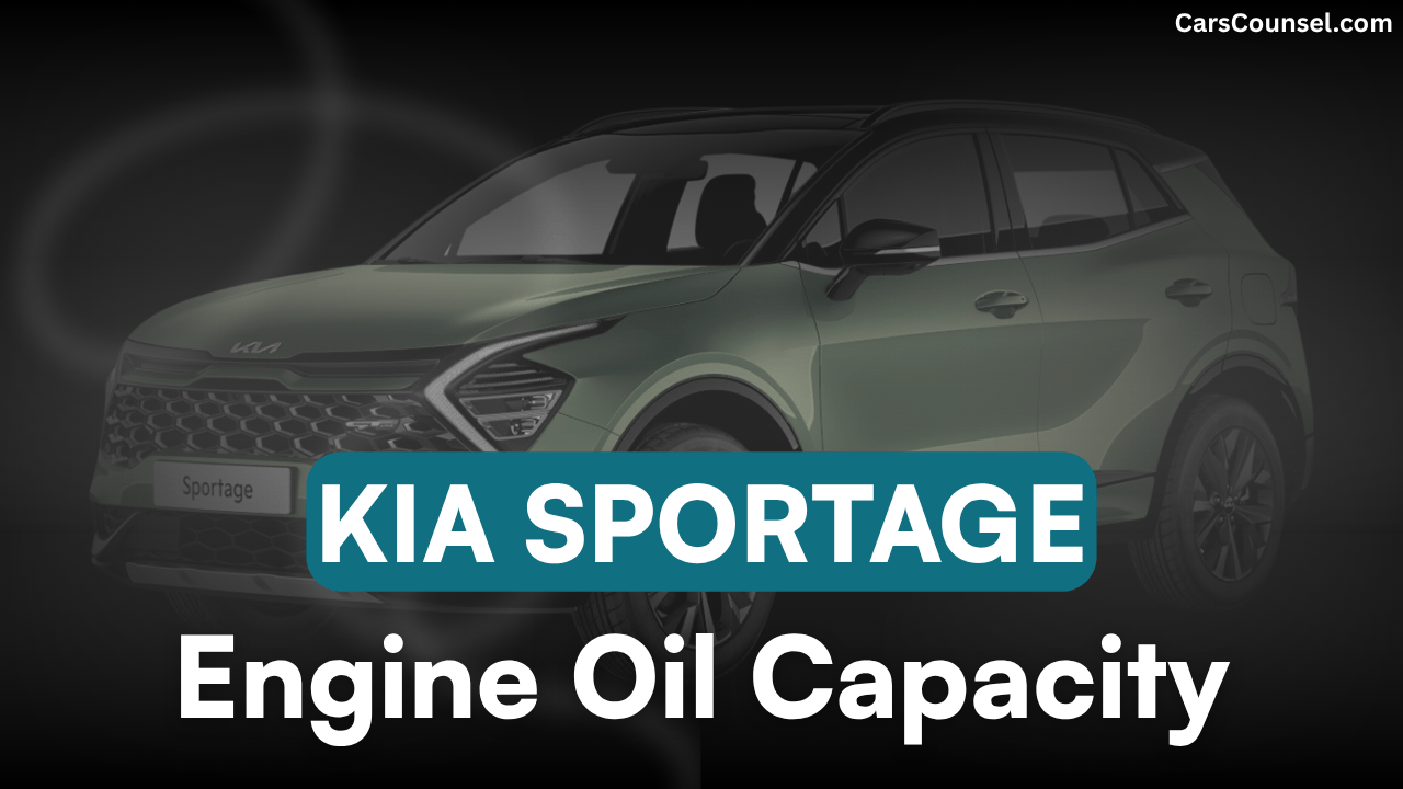 Kia Sportage Engine Oil Capacity