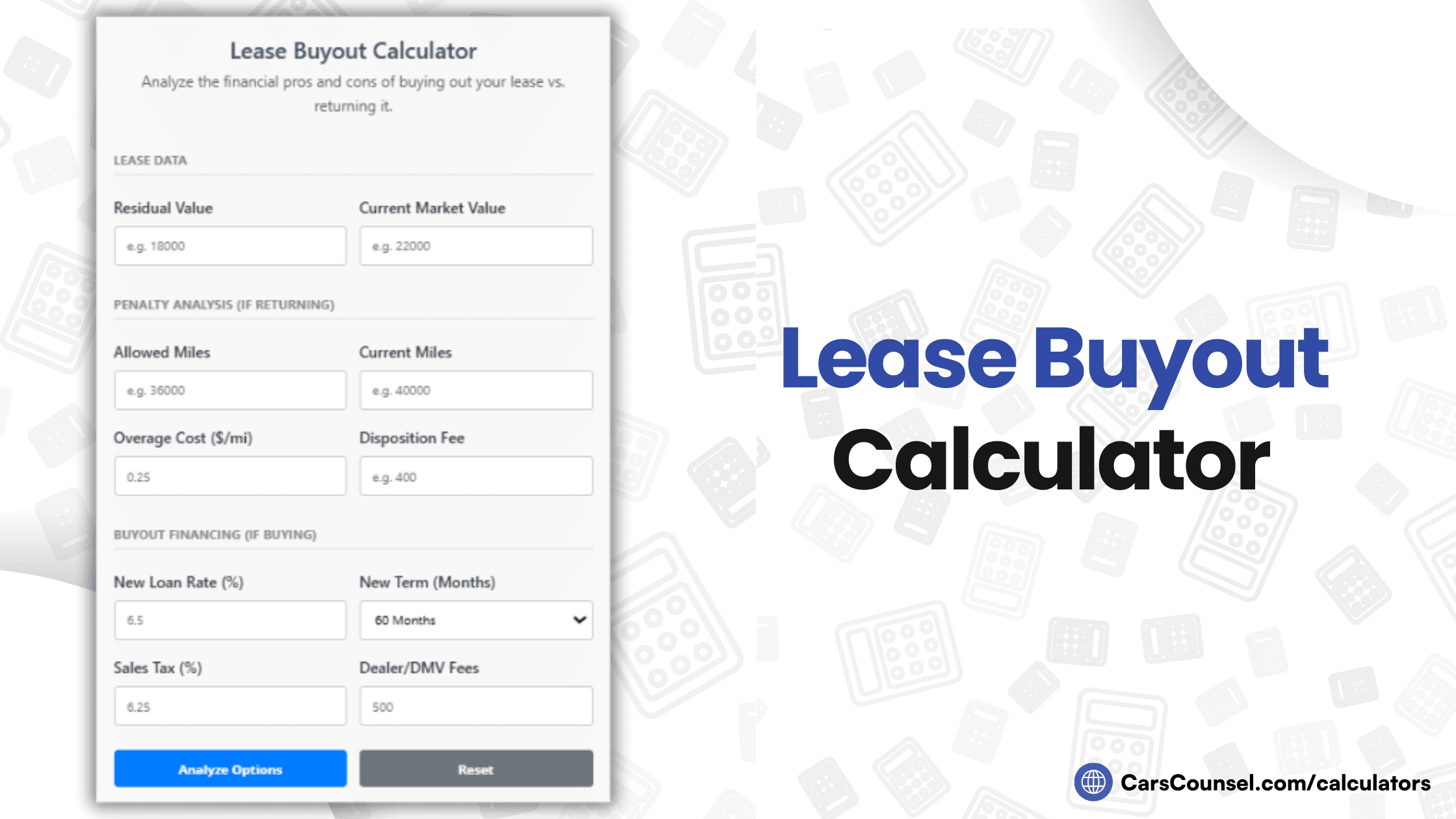 Lease Buyout Calculator