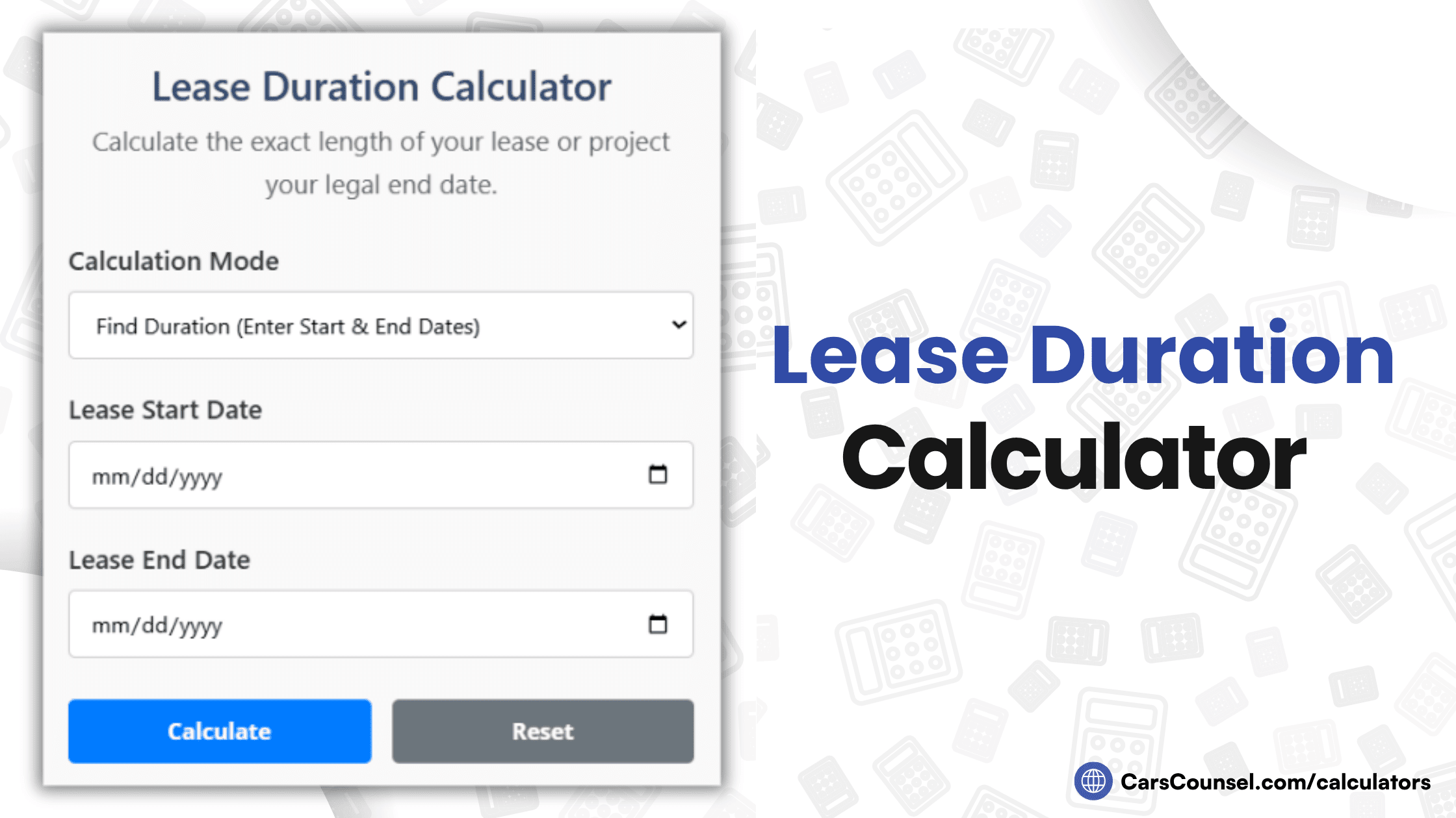 Lease Duration Calculator