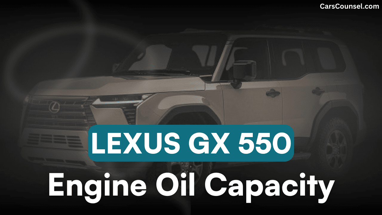 Lexus GX Car Engine Oil Capacity