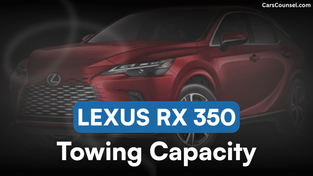 Lexus RX Towing Capacity