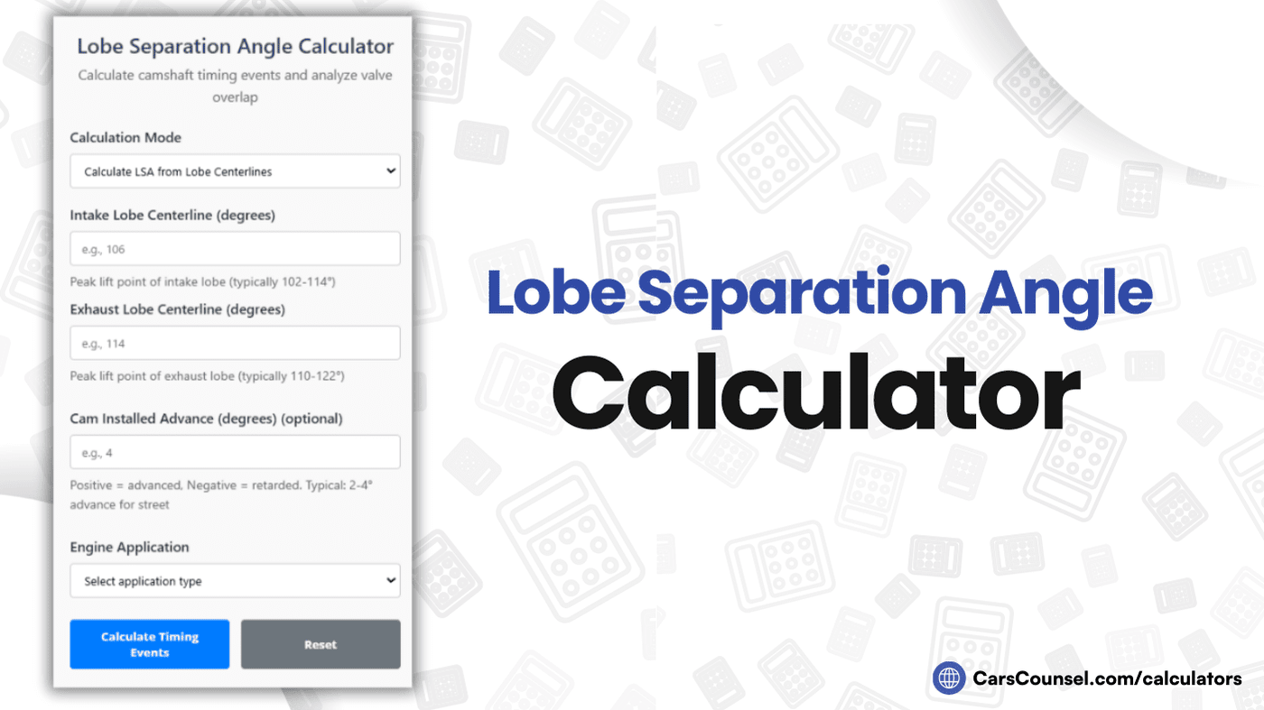 Lobe Separation Angle Calculator