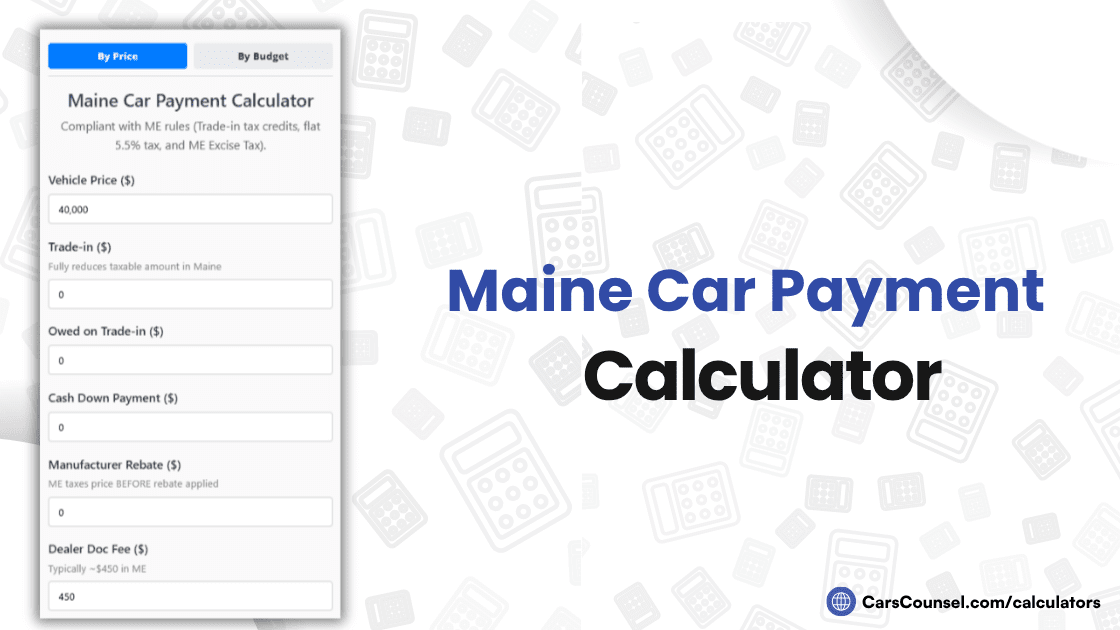 Maine Car Payment Calculator