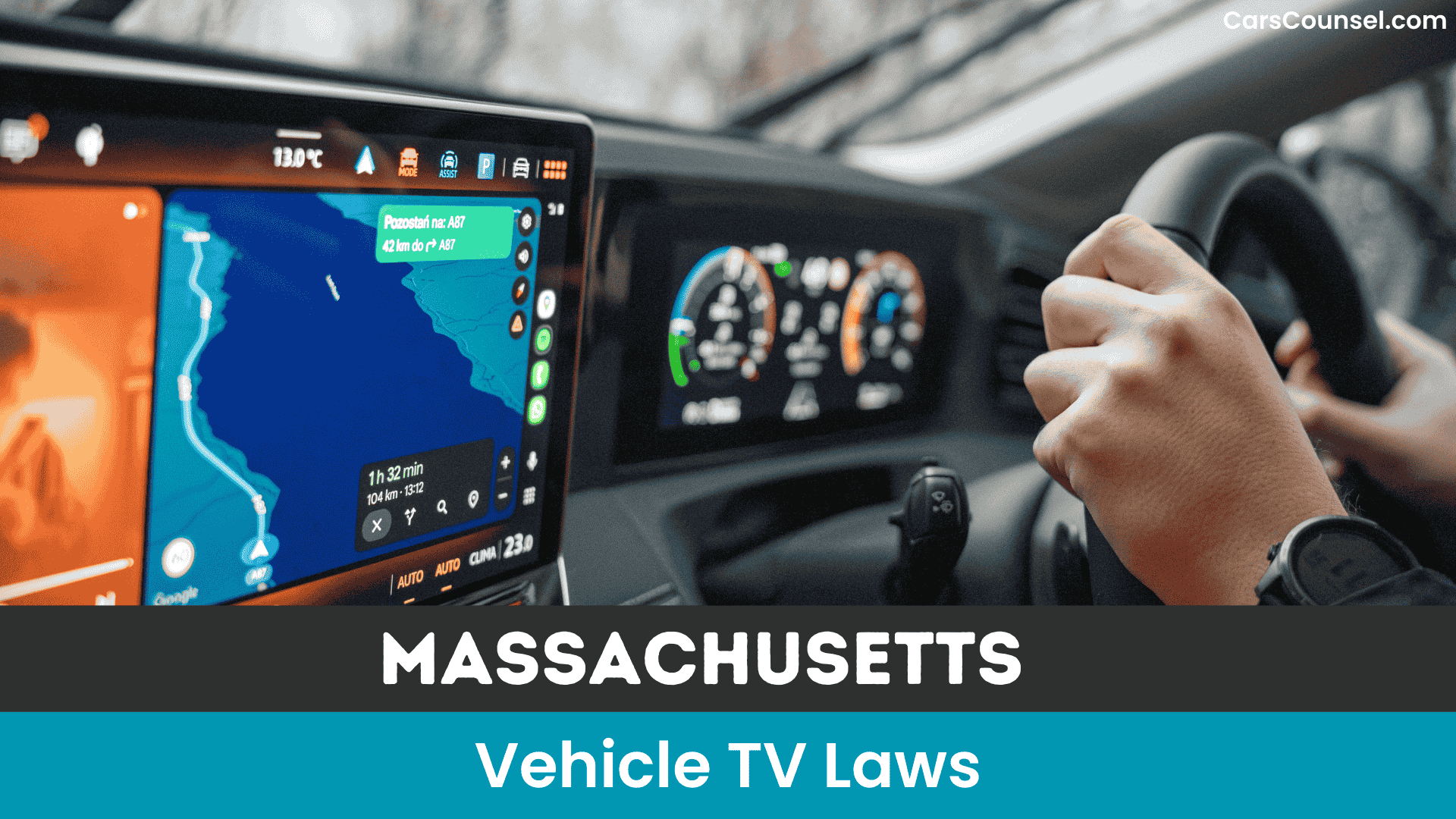 Massachusetts Vehicle TV Laws