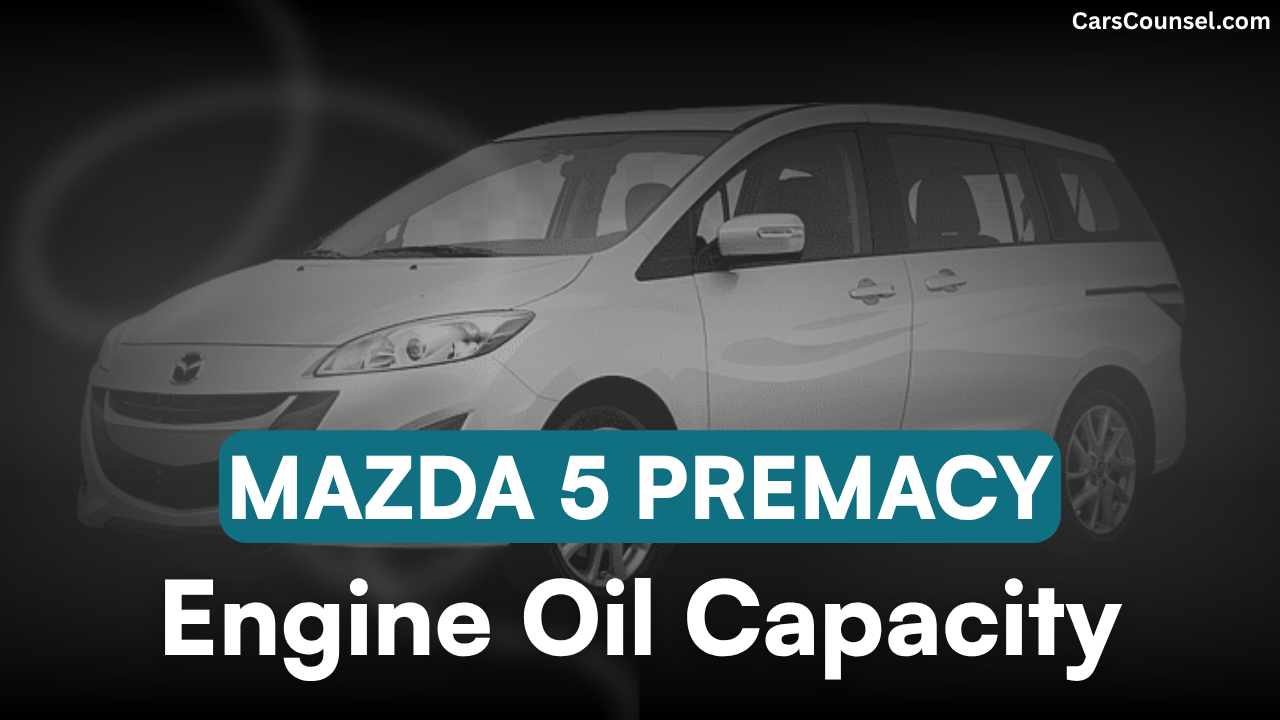 Mazda Premacy Oil Capacity