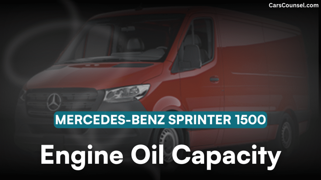 Mercedes Benz Sprinter Car Engine Oil Capacity