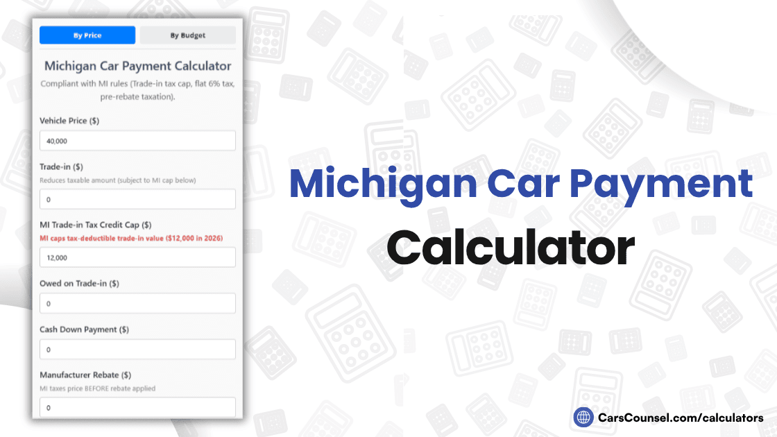 Michigan Car Payment Calculator