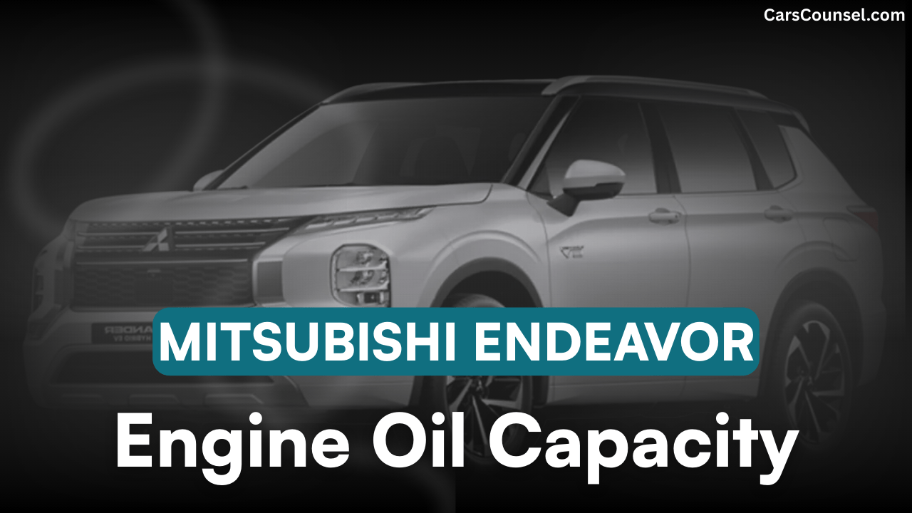 Mitsubishi Endeavor Car Engine Oil Capacity