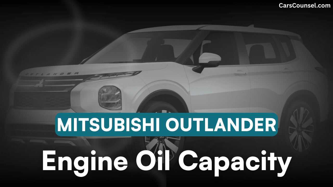 Mitsubishi Outlander Car Engine Oil Capacity