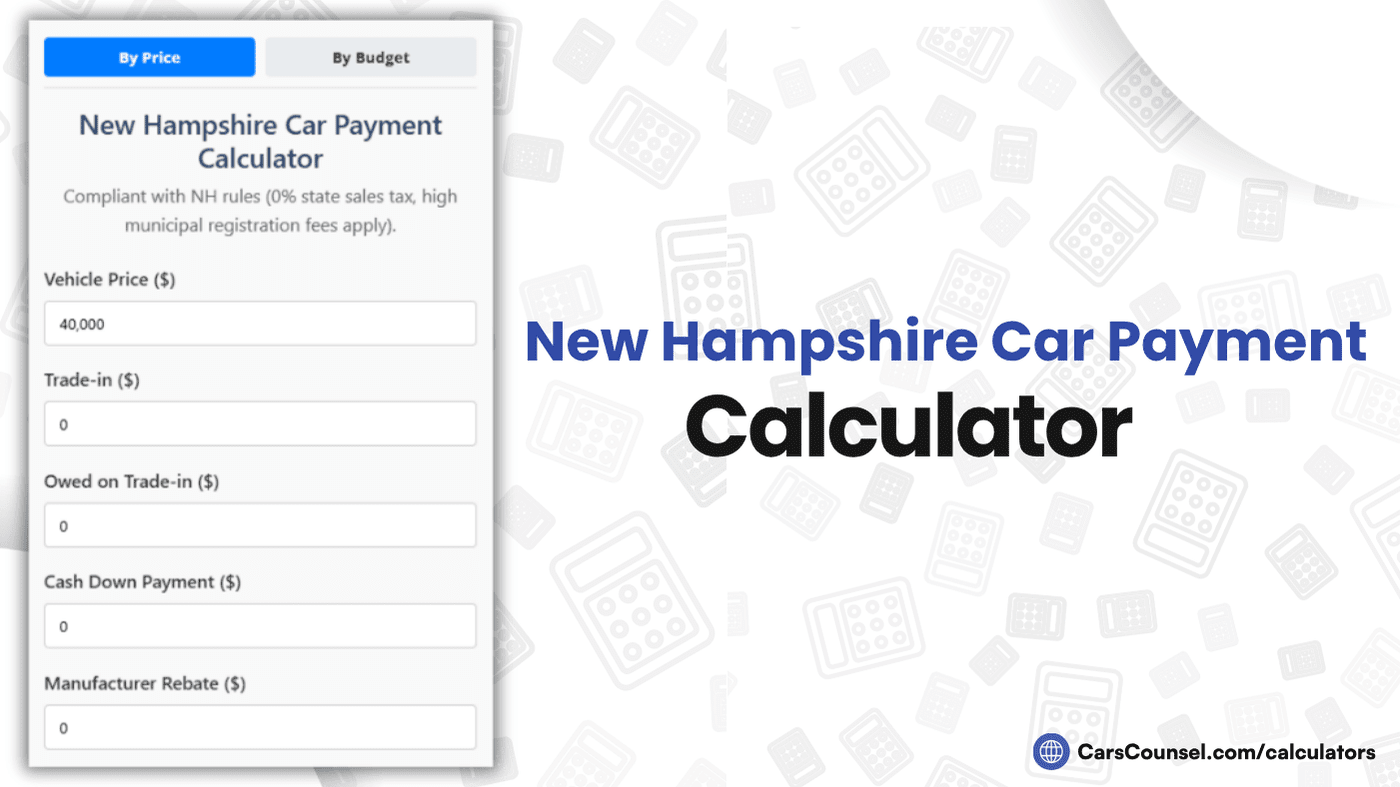 New Hampshire Car Payment Calculator
