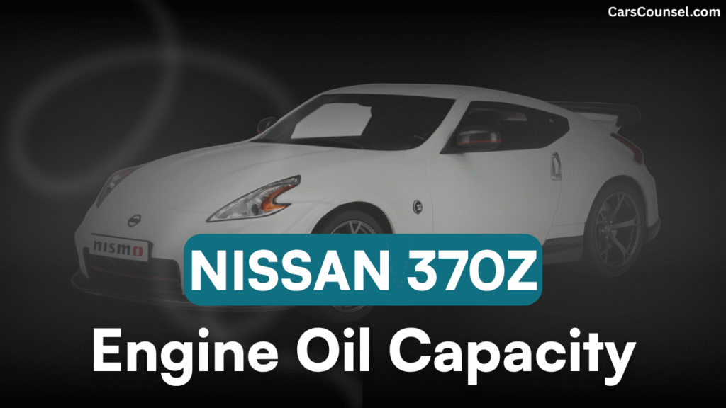 Nissan Z Oil Capacity