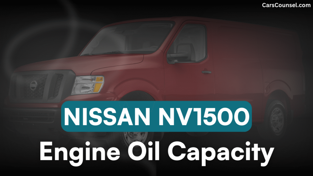 Nissan NV1500 Oil Capacity