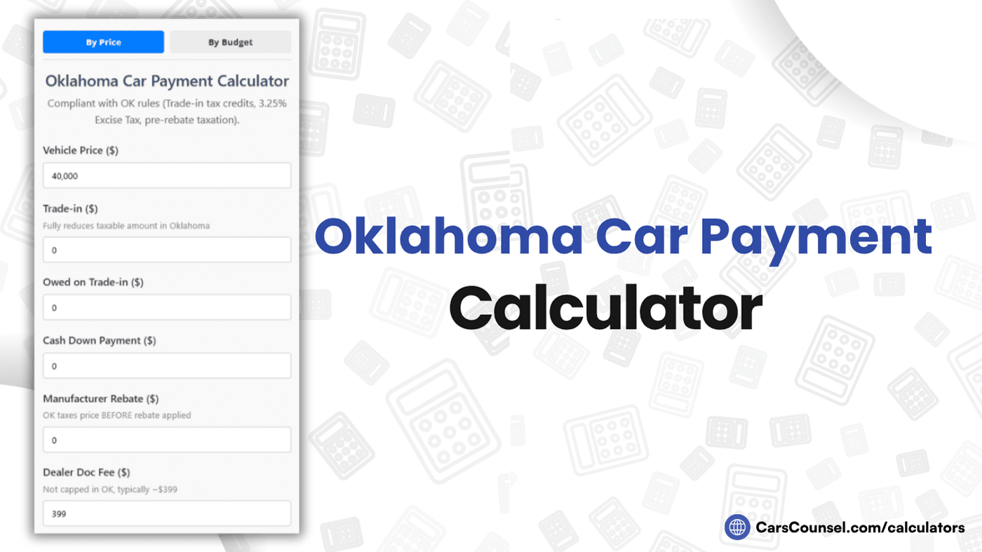 Oklahoma Car Payment Calculator