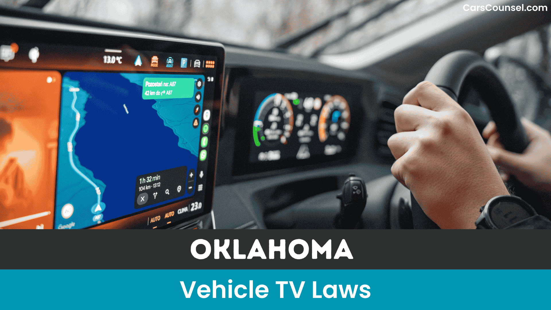 Oklahoma Vehicle TV Laws