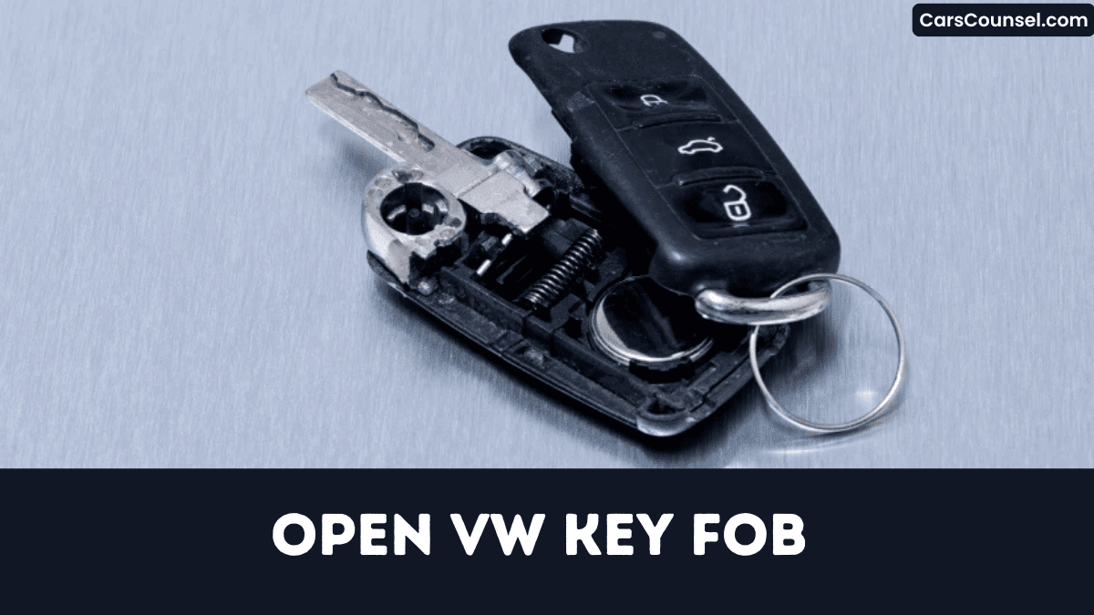 Open VW Key Fob