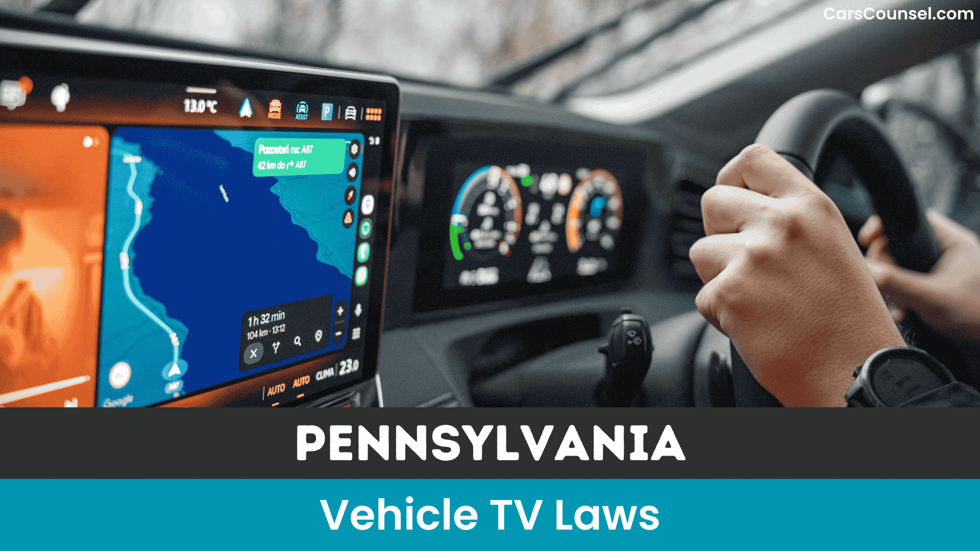 Pennsylvania Vehicle TV Laws