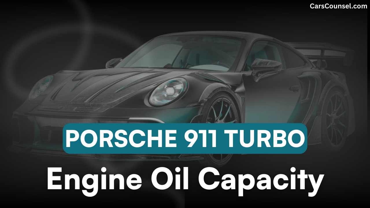 Porsche Turbo Car Engine Oil Capacity