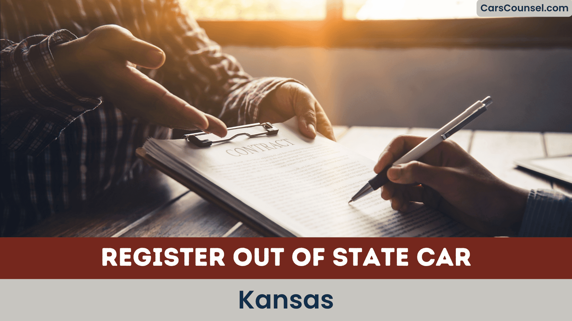 Register Out Of State Car Kansas