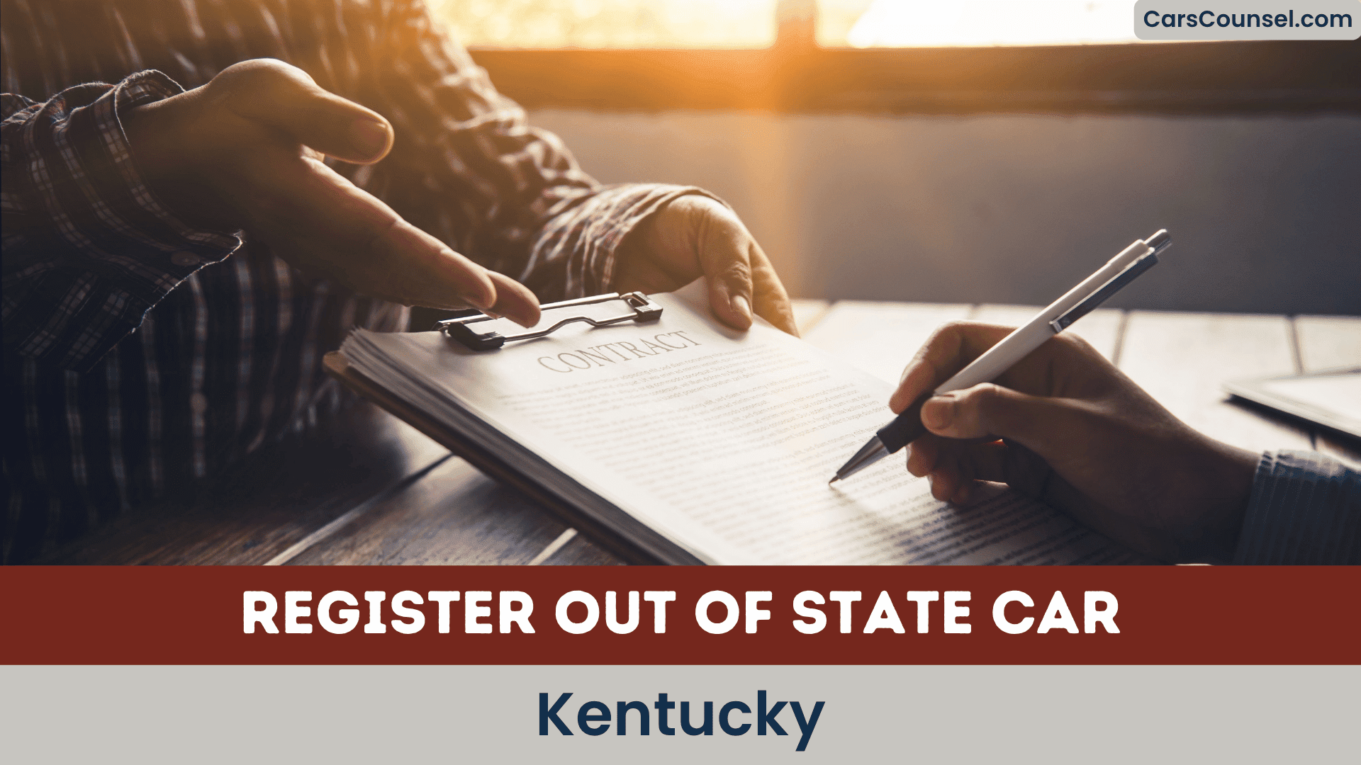 Register Out Of State Car Kentucky