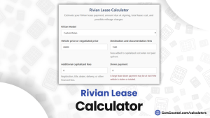Rivian Lease Calculator
