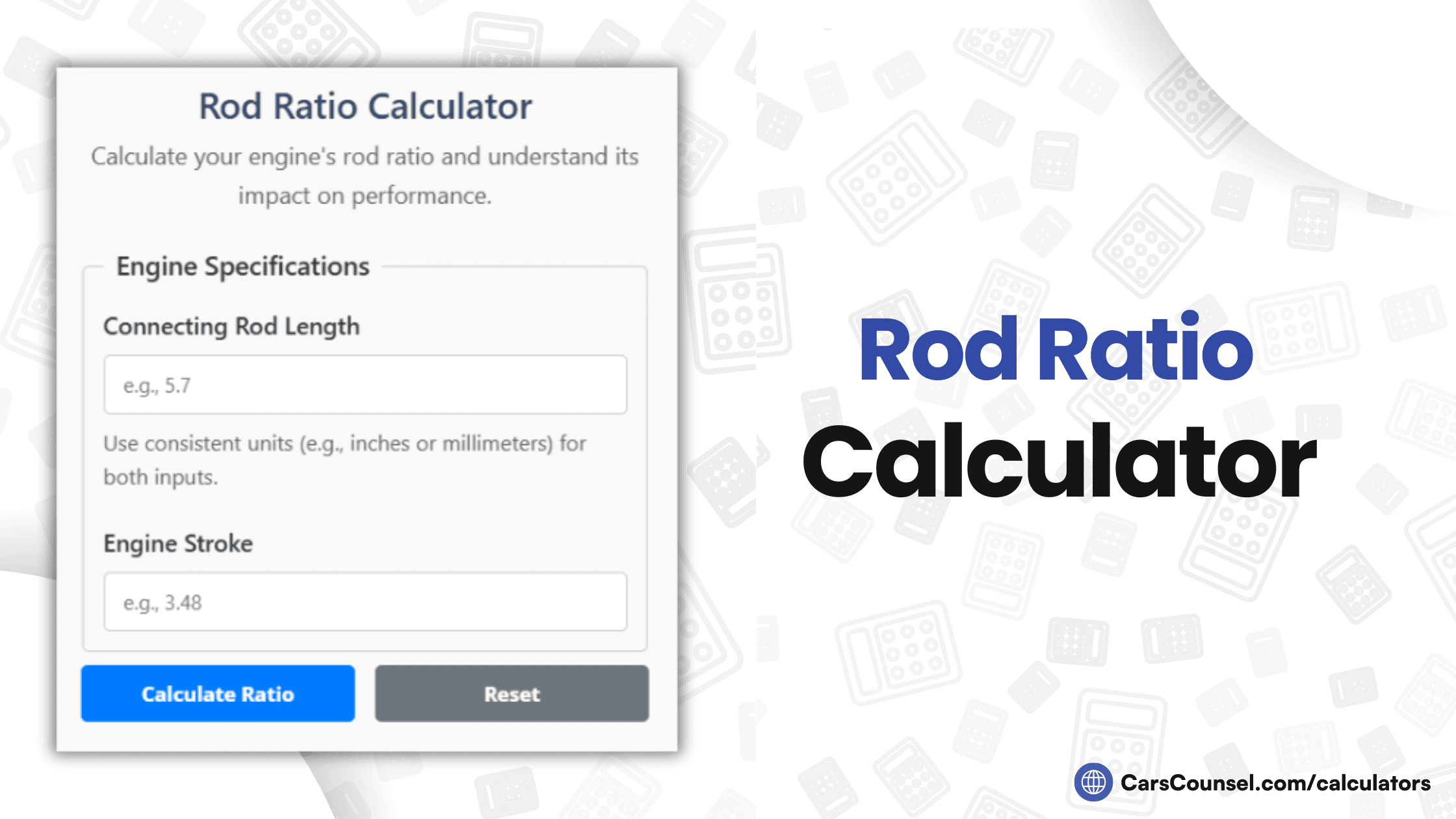 Rod Ratio Calculator