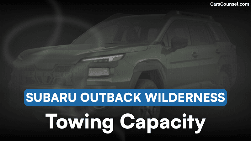Subaru Outback Wilderness Towing Capacity