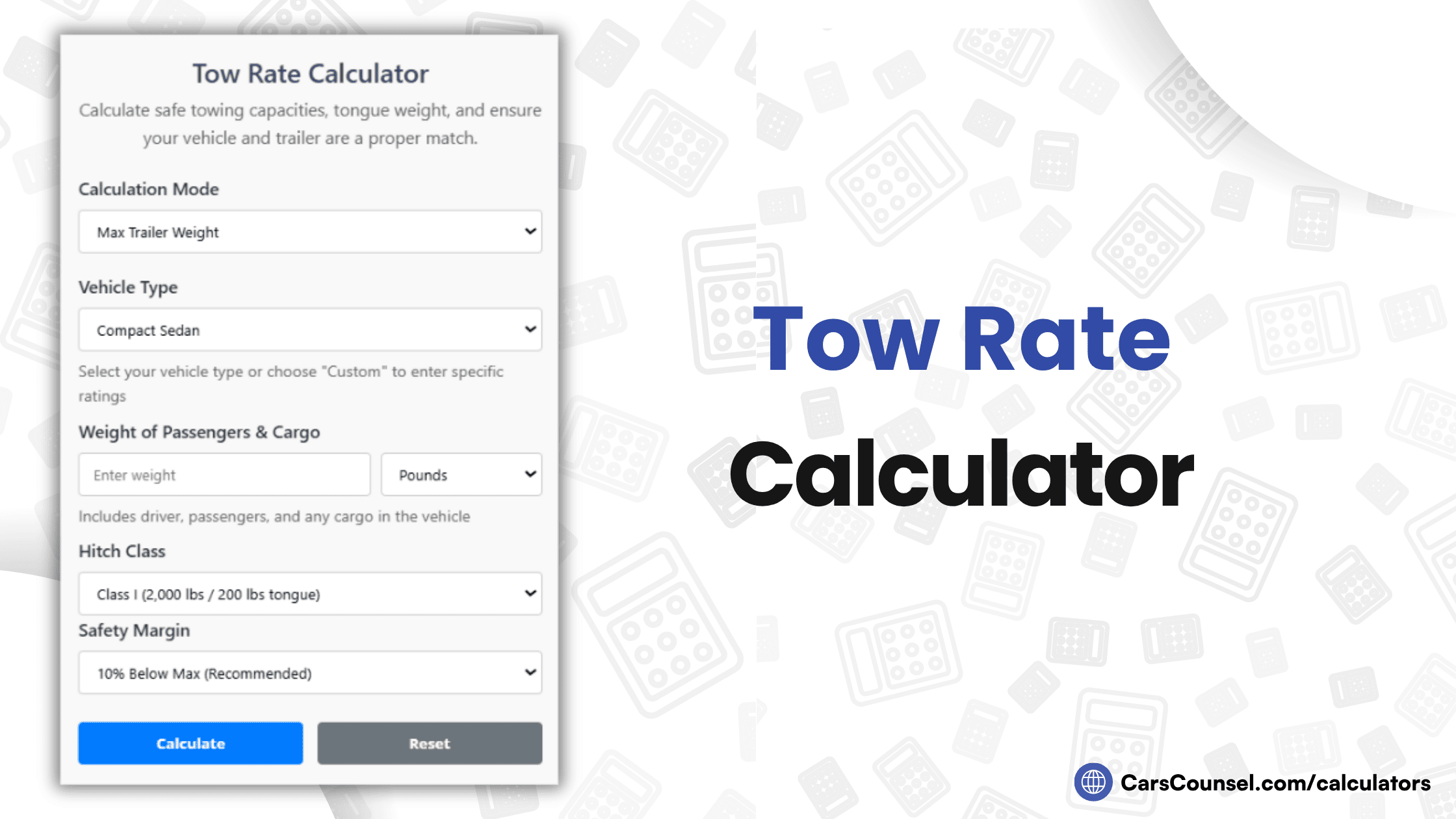 Tow Rate Calculator