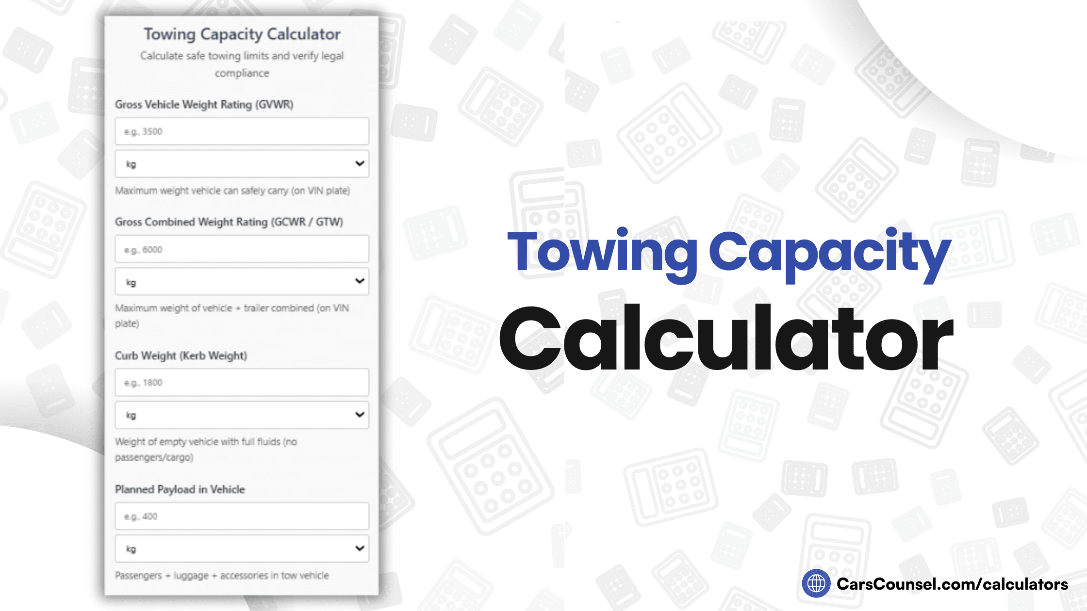 Towing Capacity Calculator