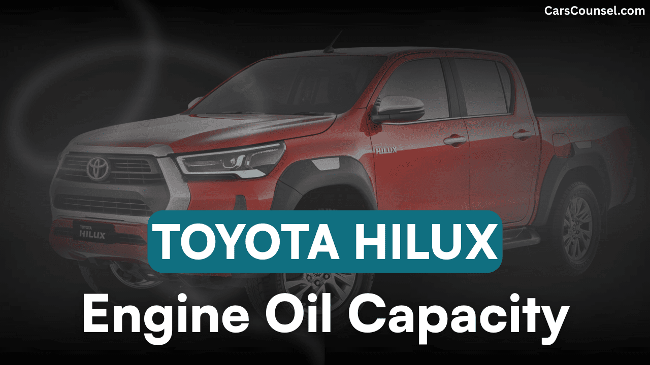 Toyota Hilux Car Engine Oil Capacity