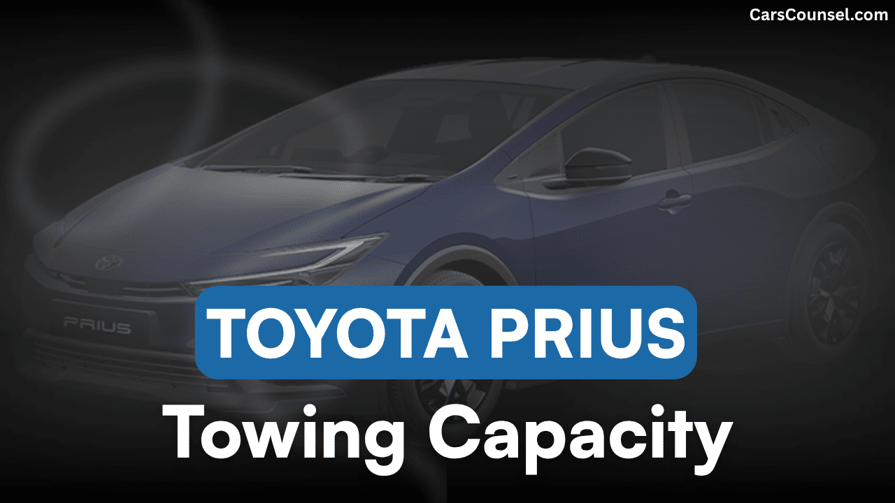 Toyota Prius Towing Capacity