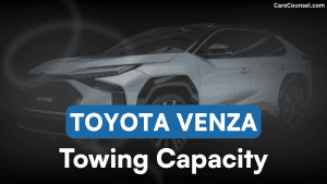Toyota Venza Towing Capacity