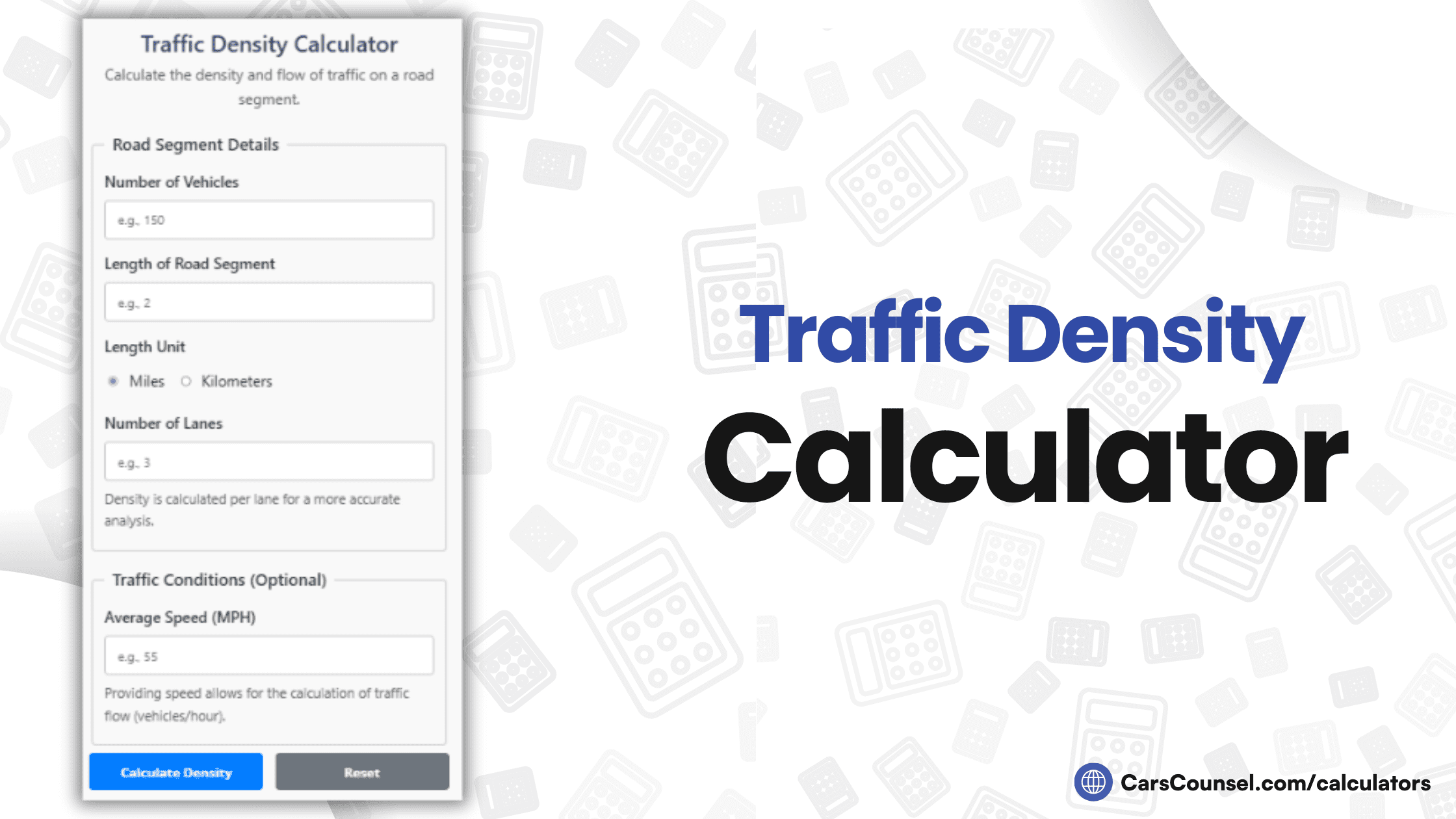 Traffic Density Calculator