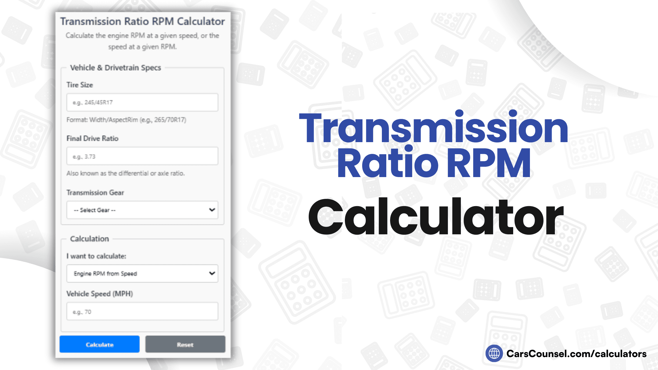Transmission Ratio RPM Calculator (1)