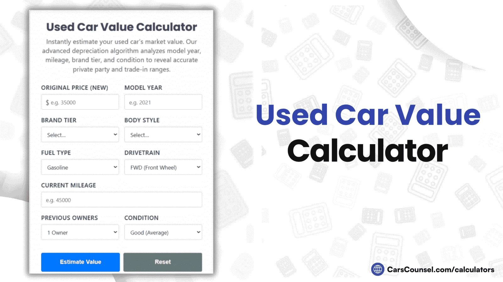 Used Car Value Calculator